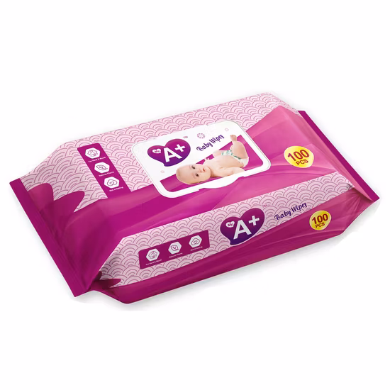 使い捨て不織布ベビーワイプ