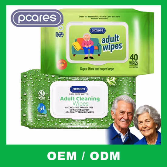 卸売OEMラベル使い捨てベビードライワイプ