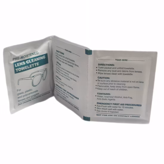 メガネ拭き用ウェットワイプおよびドライ画面用ワイプ