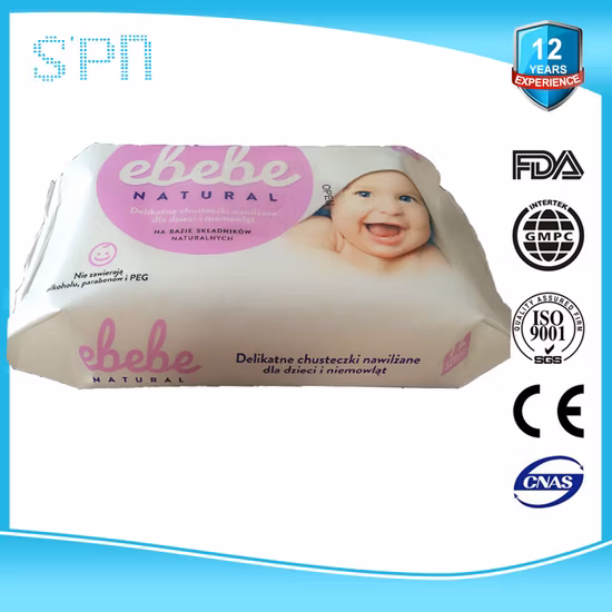 特別な不織布最高品質トラベルパック Doypack 消毒ソフトウェット非アルコールトラベルパックスパンレース不織布ベビーおしりふき用